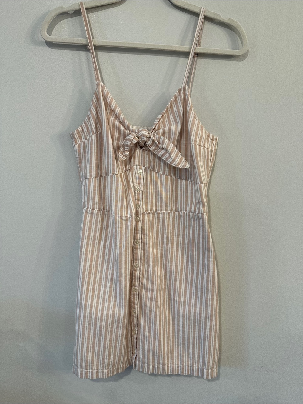 Like New | Abercrombie & Fitch | Women’s Tie-Front Striped Mini Dress | M